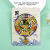Imanes para Refrigerador de Tangshan, Souvenirs Turísticos, Regalos al por Mayor, Imanes de Refrigerador Magnéticos con Texto Metálico, Productos Culturales y Creativos