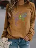Nueva Sudadera para Mujer Estación Independiente Shopify Transfronterizo Amazon Nueva Estampado Navideño Sudadera de Mujer CVC