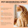 Spray desodorante para mascotas transfronterizo, eliminador de olores, descompone los olores de orina de gatos y perros, agente desodorante, ambientador, venta al por mayor
