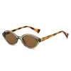 2026 Nuevas Gafas de Sol Retro Ovaladas Redondas para Mujer Comercio Transfronterizo Personalizadas de Gama Alta Propionato Pin Gafas de Sol