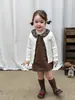 Azúcar de Pera Ropa Infantil Cárdigan de Punto para Niñas Otoño Estilo Universitario Abrigo Suéter Infantil Clase A Ropa para Bebé Niña