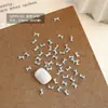 Acessórios Populares de Mini Laço para Nail Art em Cores Arco-Íris Doces, Disponíveis em Tamanhos Grande, Médio e Pequeno, Decorações de Unhas em Resina
