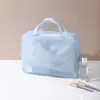 Bolsa de almacenamiento de malla con clip de EVA para lavar maquillaje, gran capacidad, impermeable, multi-especificación, bolsa de almacenamiento para viajes de negocios