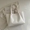 Bolso de Mano Grande de Mujer Retro Europeo y Americano, Bolso de Hombro para Compras, Bolso Tote de Moda Simple y Versátil para Mamá, Casual
