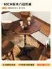 Combinación Retro de Mesa de Café y Silla, Silla para Tienda de Postres y Panadería, Silla para Tienda de Té con Leche, Mesa de Madera Maciza Comercial para Restaurante Americano Occidental