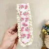 Flequillo Tejido Estilo Coreano Pegatina Mágica Flequillo Dulce de Gama Alta Pegatina Flequillo Estilo Pastoral Diadema Aro para la Cabeza Mujeres Pegatina de Flequillo Alto para el Cráneo