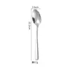 Elegante Juego de Cubiertos de Acero Inoxidable 304 para el Hogar: Cuchillo para Bistec, Tenedor, Cuchara, Cucharita de Postre y Café, Tenedor de Frutas, Cuchara para Mezclar