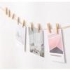 Parede de Fotos Estilo Americano Quarto Sala de Estar Decoração Criativa de Alto Valor Personalidade DIY Misturar e Combinar Materiais para Fazer com Corda de Juta