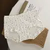 Ropa interior de algodón puro para mujer de fibra larga, control de abdomen, ajustada a la cadera, estilo bóxer pequeño, 100% algodón, talla grande, cintura media, entrepierna extendida, anti-exposición