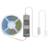 Juego de Tiras de Luces LED Cob, Tiras de Luces de Techo Adhesivas Ultradelgadas para Sala de Estar, Luces Lineales en Forma de V Super Brillantes Autoadhesivas
