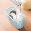 Cesta suspensa para cozinha pequena cesta suspensa cesta de armazenamento gancho para vaso sanitário cesta portátil cesta de plástico para banheiro cesta de armazenamento de parede para banheiro cesta de banho