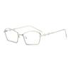 Gafas de Sol Retro de Metal con Montura Pequeña Nueva Europea y Americana para Mujer Gafas Anti-Uv Transfronterizas Moda PC Gafas de Sol Versátiles para Hombre