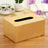 Caja de Pañuelos de Cuero Estilo Europeo Caja de Pañuelos Hogar Creativa Caja de Pañuelos de Papel Caja de Pañuelos para Coche Caja de Almacenamiento Al por Mayor