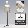 Tienda de Ropa Accesorios de Modelo Ropa de Mujer Maniquí de Medio Cuerpo para Escaparate Perchero Muñeca Falsa Maniquí de Vestido de Novia Soporte de Exhibición