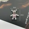 Acessórios Originais de Urso Fofo Liga Doce Cool Rosa Diamante Personalidade Joias Grampo de Cabelo Retrô Adereço de Cabeça Sapatos com Furo Material de Flor