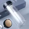 Vidro de Camada Dupla Vidro Impresso Copo de Vidro Copo de Presente Fabricante Atacado Xícara de Chá Copo de Água Doméstico Borossilicato Alto Resistente ao Calor
