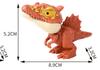 Dinosaurio que muerde el dedo juguete para niños niño popular en línea Jurásico Tiranosaurio Triceratops Dragón mini dinosaurio