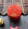 Suministros de Boda Caja de Regalo de Dulces de Boda Caja de Dulces de Boda Terminada Creativa Caja Cilíndrica China para Azúcar Lata Redonda de Hojalata