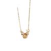 Collar con cabeza de Mickey de estilo japonés y coreano para mujer, colgante de dibujos animados elegante y ligero de lujo con cadena de clavícula de ratón, joyería al por mayor