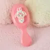 Peine de Peluquería Nuevo Dibujo Animado Tridimensional Lindo Peine con Cojín de Aire Peine Plegable con Espejo para Niña Peine Portátil Integrado con Bolsa de Aire para Masaje