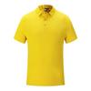 Camisa polo publicitaria, mono con logo estampado fijo, solapa, manga corta, camisa cultural impresa para fabricantes de ropa grupal bordada