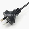 Cable de alimentación de cola de ocho caracteres con dos enchufes estándar australiano con cola de ocho caracteres estándar australiano aislada Ac Cable de alimentación con enchufe australiano de dos núcleos
