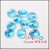 Acessórios para joias DIY feitos à mão com diamante de satélite de 6 mm, pingente de furo único, pingente redondo de vidro, acessórios para roupas, atacado