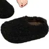 Pantuflas cerradas, de suela gruesa y peludas para mujer, aptas para usar en exteriores, nuevo estilo otoño/invierno 2026, cálidas y forradas de felpa, zapatos de algodón sin cordones