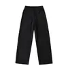 Ropa de Mujer al por Mayor Transfronteriza Estilo Europeo y Americano Pantalones de Pierna Ancha Sueltos Regulares Color Sólido Sueltos Rectos Versátiles Pantalones Casuales