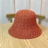 Moda Primavera e Verão Versátil Malha Vazada Casual ao Ar Livre Chapéus Femininos Chapéus de Sol Femininos Chapéus de Pescador Chapéus Bucket