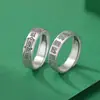 Yiluyin Plata Pura S999.9 Patrón de Cruz Mate Gato de la Fortuna Paz y Prosperidad Estilo Chino Anillo Personalizado Venta al por Mayor