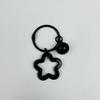 Chaveiro Pingente Estrela de Cinco Pontas Colorido Acrílico Série Cores Dopamina Decoração para Pendurar Fone de Ouvido Decoração de Bolsa de Casal