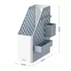 Suporte de Livro Porta-Documentos Suporte de Mesa para Livros Prateleira Rack de Armazenamento de Escritório Estante de Livros Lateral Móvel ins Suporte Simples para Papelaria