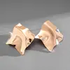 Pendientes Geométricos Irregulares Estilo Heavy Metal Europeo y Americano, Pendientes Exagerados Únicos Transfronterizos, Accesorios para Orejas Simples de Alta Gama Elegantes