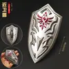 La Leyenda de Zelda: Tears of the Kingdom 9.5cm Escudo de la Guardia Real Modelo de Escudo de Metal Adorno de Aleación Modelo de Juguete