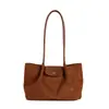 Bolsa feminina grande, elegante e simples, bolsa de mão de alta qualidade, casual e versátil, bolsa tote moderna com patchwork estiloso