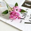 Venta al por mayor lujo de alta gama flor artificial rosa de múltiples cabezas flor rosa boda hotel accesorios de fotografía ramo para sostener