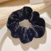 Nuevas Diademas de Otoño e Invierno Ins Lindos Anillos para el Cabello de Felpa Grande Anillo de Intestino Cuerda para el Cabello Accesorios para el Cabello de Niños y Adultos Estilo Coreano Tocado Diadema