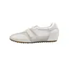 Zapatillas de ballet de malla plateada para mujer con aumento interno de altura, zapatos Gump de verano con velcro, zapatos Mary Jane deportivos casuales para mujer