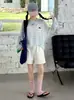 Conjunto de Verano con Protección Solar de Manga Larga para Niñas, Nuevo Modelo 2026 para Chicas de Secundaria, Conjunto de Dos Piezas de Camiseta Delgada y Shorts