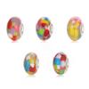 Pulsera DIY Transfronteriza Cuentas de Resina Color Caramelo Cuentas de Concha Pulsera Hecha a Mano con Cuentas Material de Cuerda de Cuentas Redondas