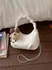 Bolso de Mano Plegado de Nicho Yuezi para Mujer 2025 Nuevo de Moda Tendencia Bolso Nube Elegante Simple para Hombro Cruzado