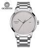 Ochstin/Augusten 6202 Transmisión en Vivo Negocios Reloj Mecánico para Hombre Correa de Acero Sólido Calendario Reloj Mecánico Totalmente Automático