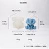 Capa de Olho, Capa de Boca e Capa de Ouvido Tridimensional Elefante Vela Aromaterapia Gesso DIY Molde de Silicone 8989.8990.8991