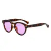 Gafas de Sol Retro Naranja Estilo Nuevo 2025 para Mujer Gafas de Moda Transfronterizas Europeas y Americanas Gafas de Sol Redondas Japonesas con Sentido Avanzado para Hombre