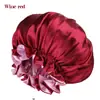 Gorro de Noche de Doble Capa con Borde para Orejas Más Vendido de Amazon, Elegante Gorro Elástico Rizado para el Cabello de Mujer, Gorro de Ducha para Salón de Belleza