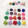 Ponto 1,5 cm botão tridimensional feito à mão Botão de Rosa DIY acessórios de cabelo presilha de cabelo sapatos chapéu cartão de felicitações acessórios de vestuário