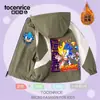 Sudadera con capucha infantil transfronteriza de Sonic the Hedgehog, forrada de forro polar, para niños, adecuada para niños de talla mediana y grande, cortavientos y cálida