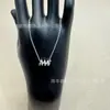 Collar de onda en espiral para transmisión en vivo transfronteriza de Douyin, cadena para la clavícula de circón microincrustado con diamantes completos, cadena de cuello de moda para mujer para el trabajo