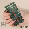 Pegatinas Nuevas para Uñas Zhengxiang Transfronterizas con Lámina Dorada, Efecto Mármol, Película de Esmalte Impermeable, Pegatinas para Uñas Cielo Estrellado al por Mayor